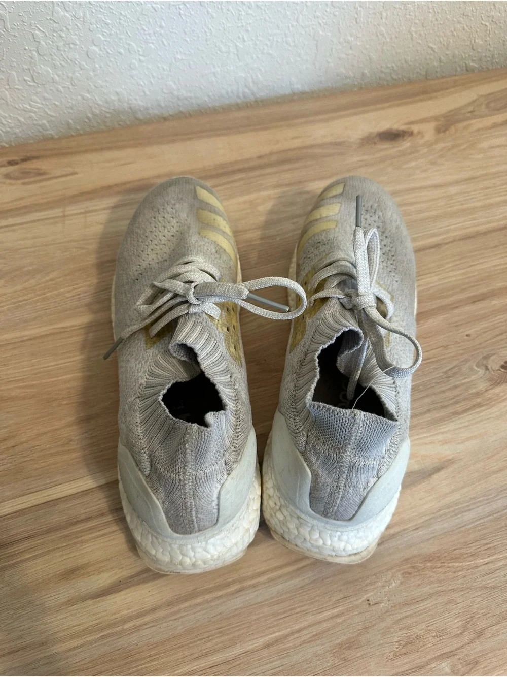 adidas Ultra Boost Men's Sneakers - Light Gray/Cream